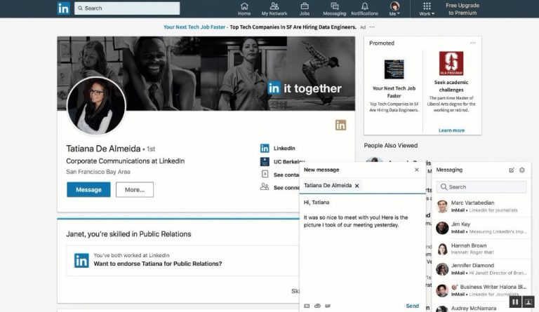 Can you send attachments in LinkedIn InMail