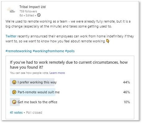 How do you create an effective poll on LinkedIn