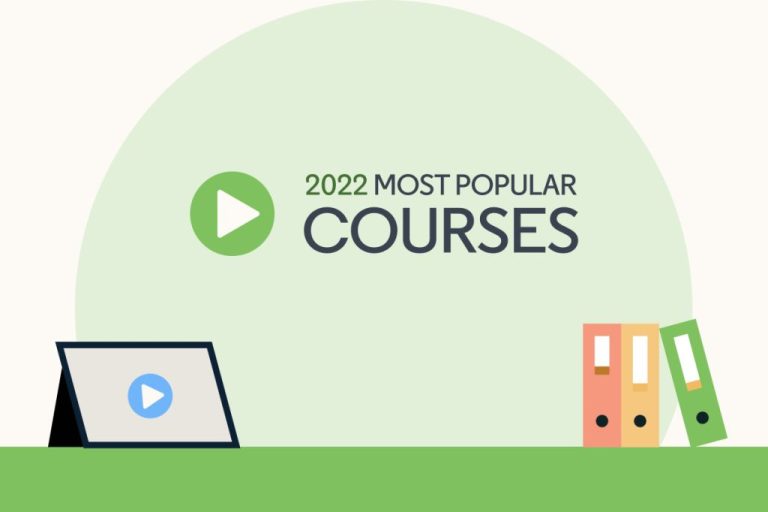 What are the most popular courses on LinkedIn