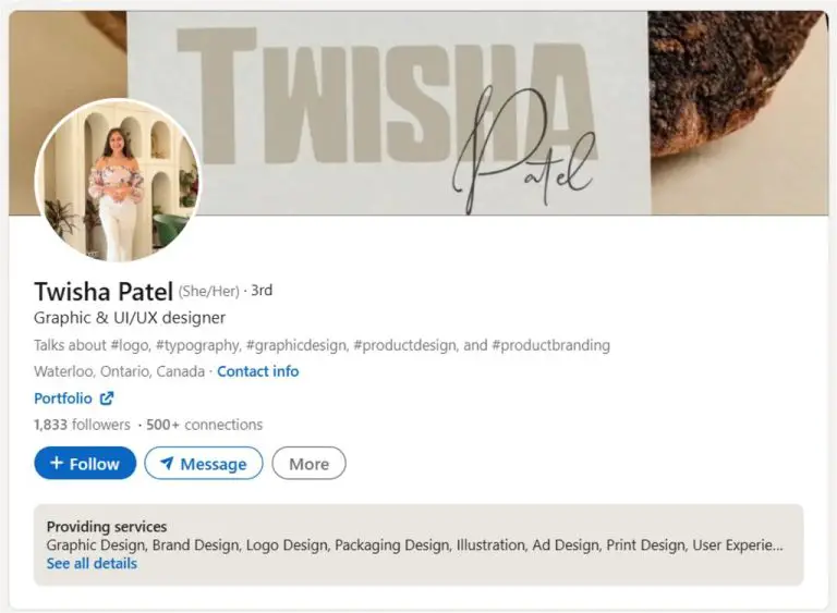 What should graphic designers post on LinkedIn
