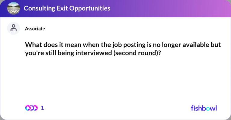 What if job posting is no longer available