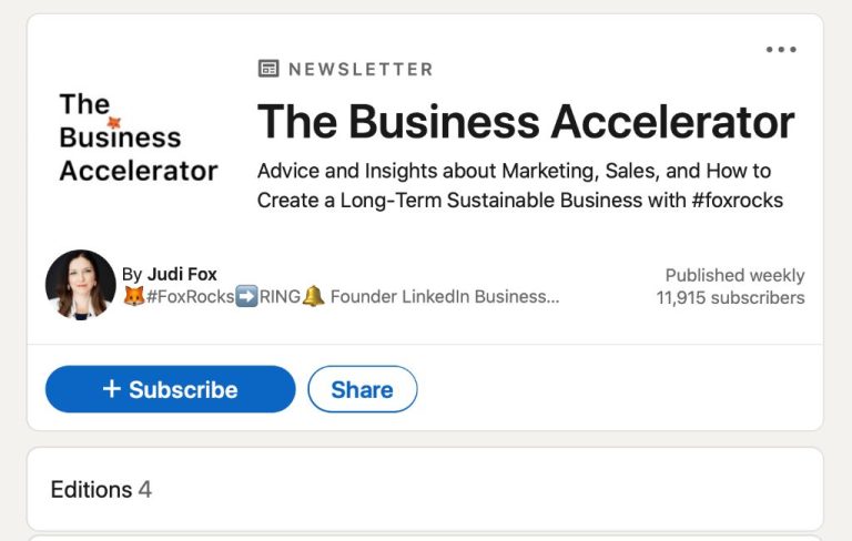 What happens when you subscribe to a newsletter on LinkedIn