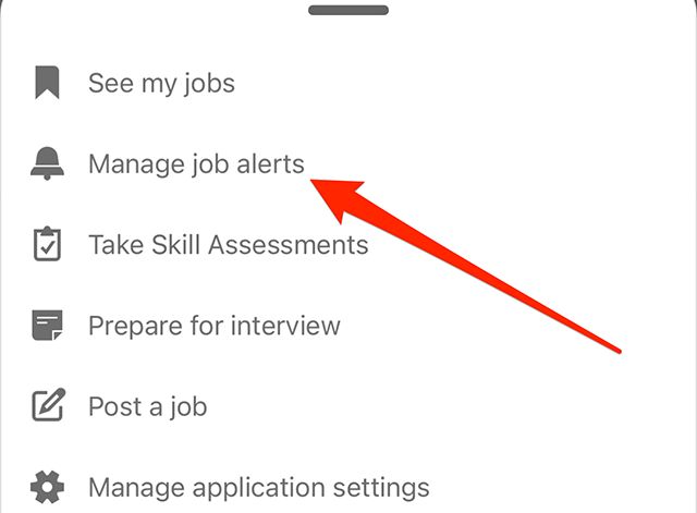 What does creating a job alert on LinkedIn do