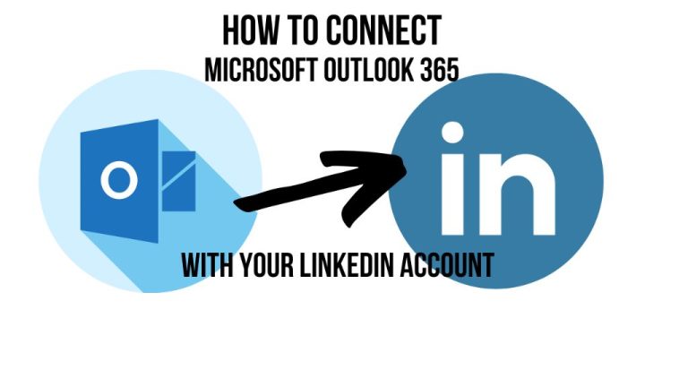 What happens when you connect LinkedIn to Outlook