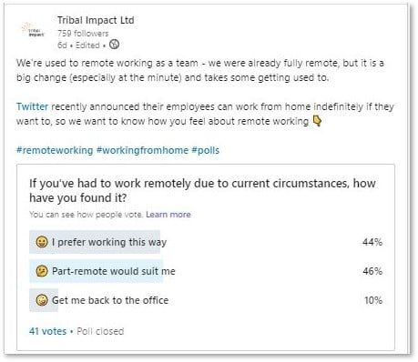 How do you make an effective LinkedIn poll